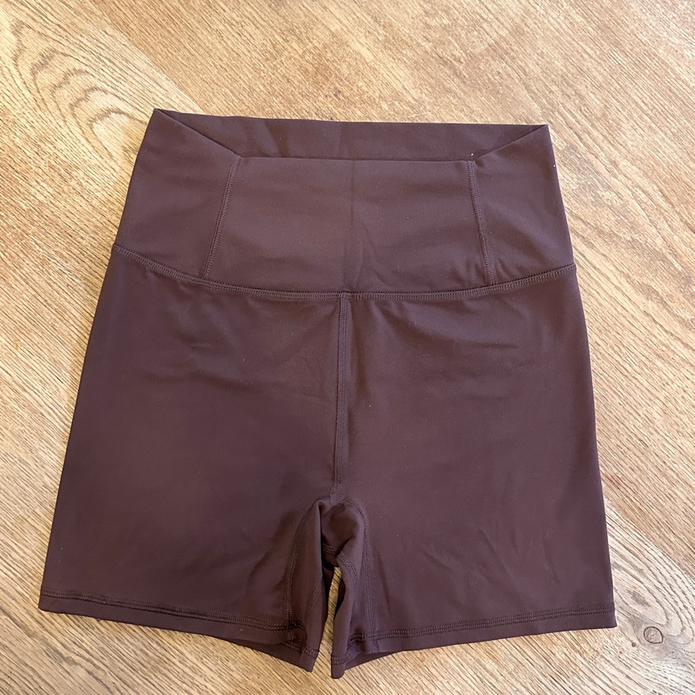 FP Movement Never Better Bike Shorts, color cocoa, size M, like new